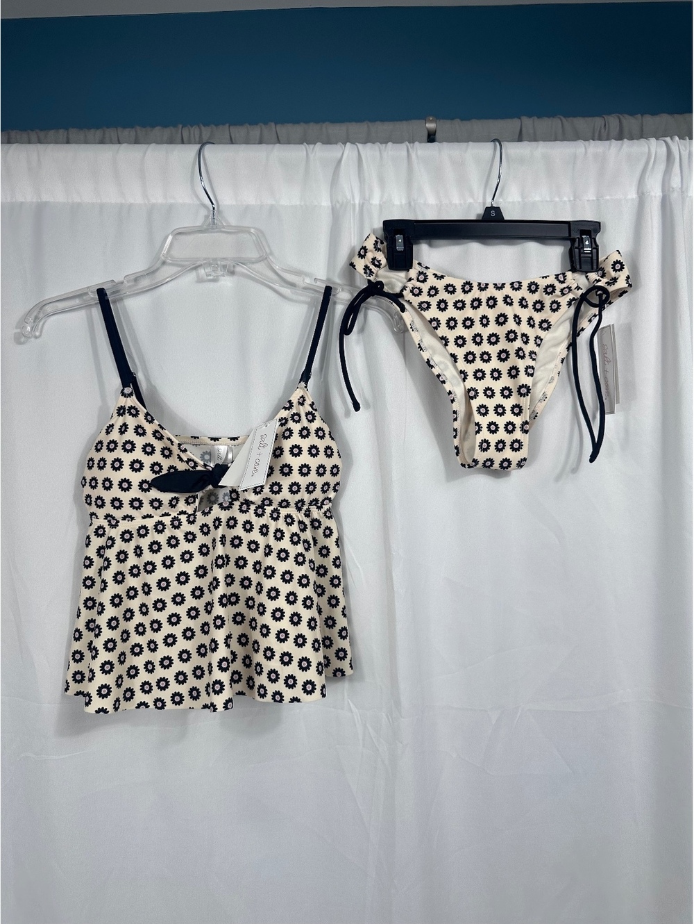 Salt + Cove Women's Floral Print Tankini Swimsuit Set Size Small